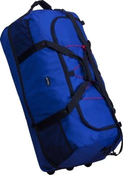 New Rebels Roll-able Trolley - Reistas - Weekendtas - Sporttas 80 Cm - Kobalt Blauw