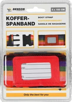 Benson Kofferspanband - 183 Cm - Regenboogkleur -Bagage En Reistassen 844x1200 5