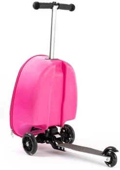 Handbagage Kinderen | Tas Meisje | Roze Uil | Koffer Handbagage | Kinder Koffer Meisjes | Step Meisje | Trolley Kinderen - 50 Kilo - 5 Tot 9 Jaar | Bouncy Box 40x20x25 Cm Incl. Nekkussen Vliegtuig -Bagage En Reistassen 849x1200 1
