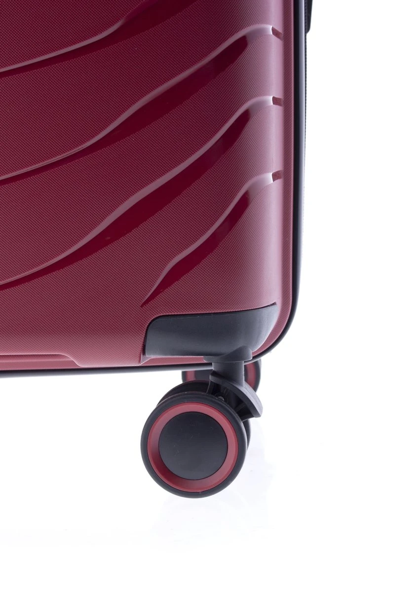 Gladiator Kick-Off Middelgrote Koffer Expandable - 67 Cm - 72/90 Liter - Eco Friendly Recyclebaar PP - Rood 9 Gladiator Kick-Off Middelgrote Koffer Expandable - 67 Cm - 72/90 Liter - Eco Friendly Recyclebaar PP - Rood - Afbeelding 9