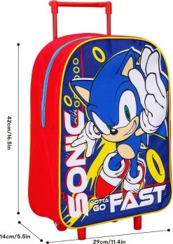 SONIC The Hedgehog Trolley Koffertje Vakantie Logeren Tripjes -Bagage En Reistassen 851x1200 1