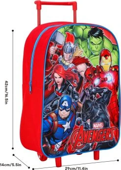 Marvel THE AVENGERS Trolley Koffertje Vakantie Logeren Tripjes -Bagage En Reistassen 853x1200