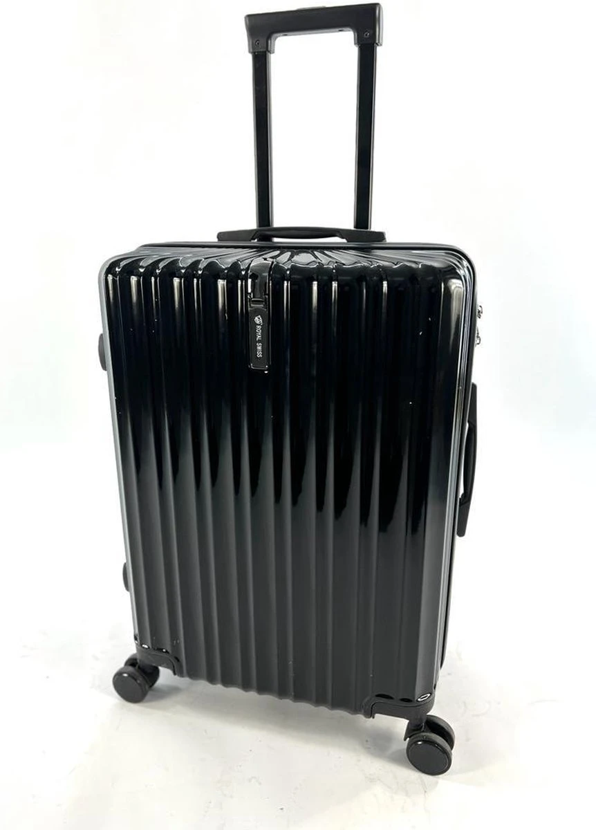 AATravel XL Reiskoffer - Trolley ABS - Met Dubbele Wielen - 73 Cm - 100 Liter - Zwart 1 AATravel XL Reiskoffer - Trolley ABS - Met Dubbele Wielen - 73 Cm - 100 Liter - Zwart