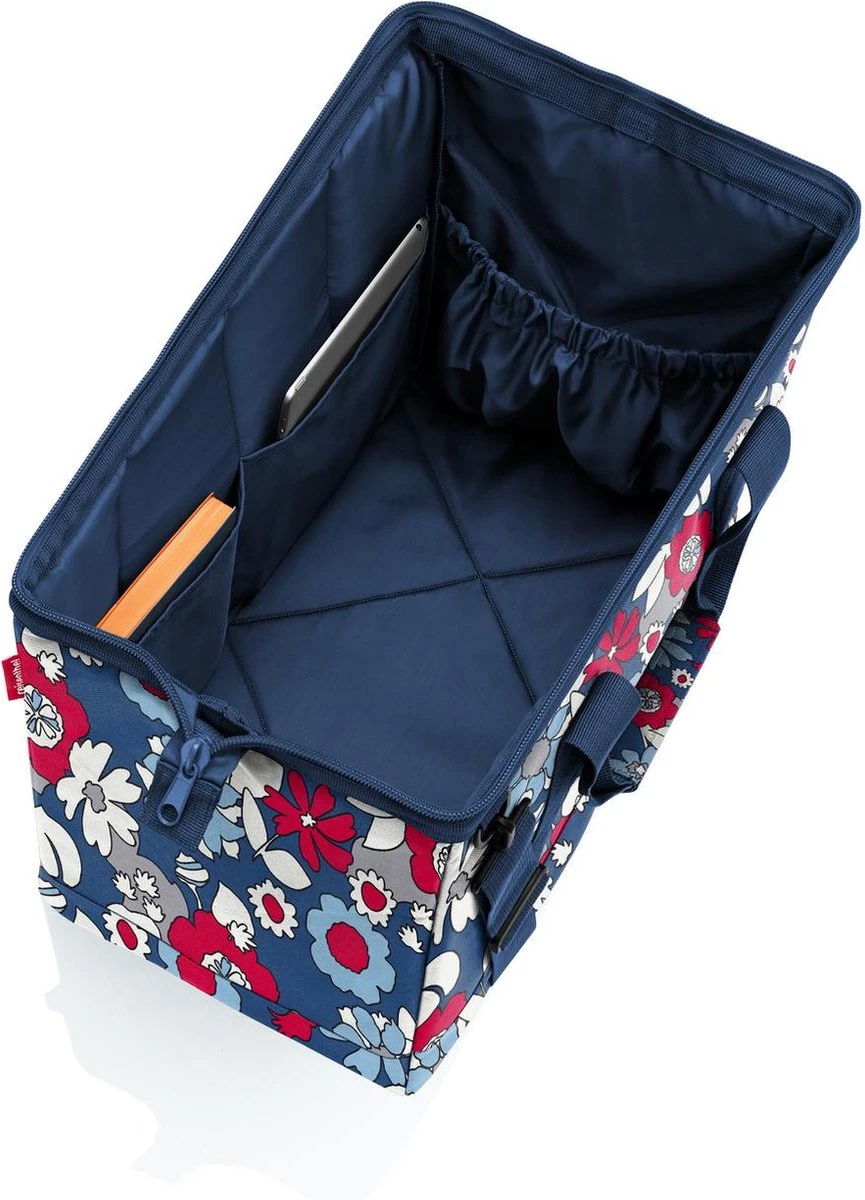 Reisenthel Allrounder L Reistas Sporttas - 30L - Florist Indigo Blauw 3 Reisenthel Allrounder L Reistas Sporttas - 30L - Florist Indigo Blauw - Afbeelding 3