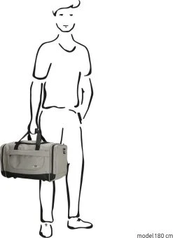 Enrico Benetti Orlando 35300 S Reistas / Sporttas 41 Liter - Grijs -Bagage En Reistassen 873x1200 9