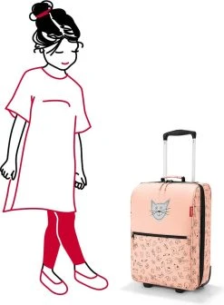 Reisenthel Trolley XS Kids Reiskoffer Kind - Maat XS - 12L - Cats&Dogs Rose Roze -Bagage En Reistassen 883x1200 1