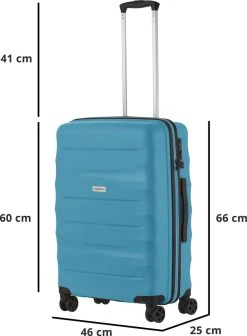 CarryOn Porter ® Reiskoffer - 66cm Trolley Met TSA-slot - OKOBAN Registratie - Groen 11 CarryOn Porter ® Reiskoffer - 66cm Trolley Met TSA-slot - OKOBAN Registratie - Groen -Bagage En Reistassen 883x1200 3