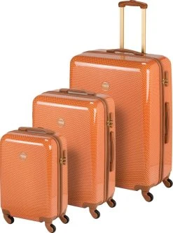 Princess Traveller Trendy Dots - Reiskoffer - Terra - M - 66cm 11 Princess Traveller Trendy Dots - Reiskoffer - Terra - M - 66cm -Bagage En Reistassen 891x1200 6