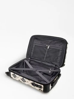 Guess House Party 18 In 4 Wheeler Dames Reiskoffer - Cream Multi Logo -Bagage En Reistassen 900x1200 18