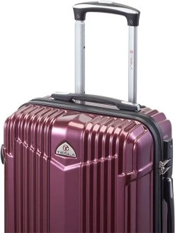 Tesla PC - Handbagage Koffer - 55x35x20 Cm - 4 Wielen - Rood -Bagage En Reistassen 900x1200 19