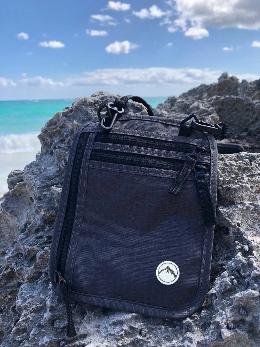 Groene Berg Nektasje - Reistas - Paspoorthouder Met RFID Blokkering - Reisportemonnee - Grijs 5 Groene Berg Nektasje - Reistas - Paspoorthouder Met RFID Blokkering - Reisportemonnee - Grijs - Afbeelding 5