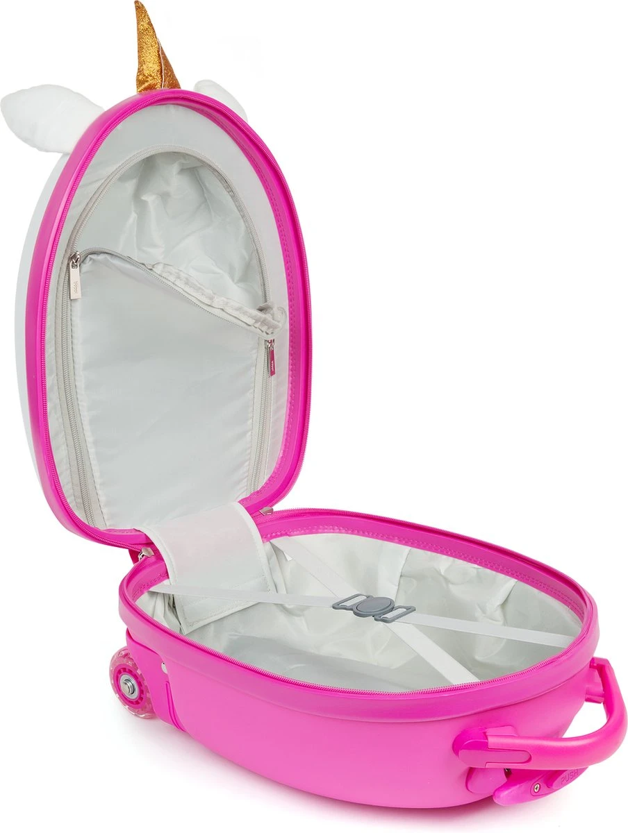 Boppi - Kindertrolley - Eenhoorn - Handbagage - Lichtgewicht - Duurzaam - 17L 2 Boppi - Kindertrolley - Eenhoorn - Handbagage - Lichtgewicht - Duurzaam - 17L - Afbeelding 2