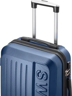 Swiss - Lausanne - Handbagage Koffer - 4 Wielen - TSA-Cijferslot - Blauw -Bagage En Reistassen 906x1200 1