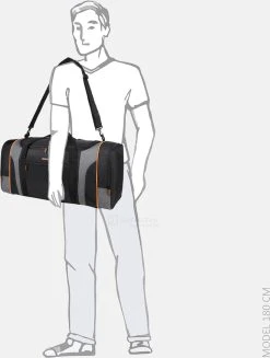 Decent Flexplus Reistas - 70 Cm - Zwart / Oranje -Bagage En Reistassen 906x1200 5