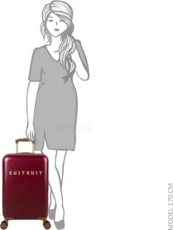 SUITSUIT - Fab Seventies Classic - Biking Red - Handbagage (55 Cm) -Bagage En Reistassen 907x1200