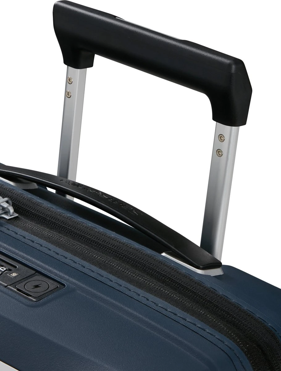 Samsonite Reiskoffer - Upscape Spinner 4 Wiel 55/20 Uitbreidbaar (Handbagage) Blue Nights 5 Samsonite Reiskoffer - Upscape Spinner 4 Wiel 55/20 Uitbreidbaar (Handbagage) Blue Nights - Afbeelding 5