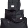 MAXXIBAGS - Set Van 3 (S/S/S) Opbergtas - Skitas - Skiën - Kledingzak - Reistas - Tassenset - Weekendtas - Voor Dekens/kussens/dekbedden - Organiser -Zwart - Afmeting: 40 X 60 X 30