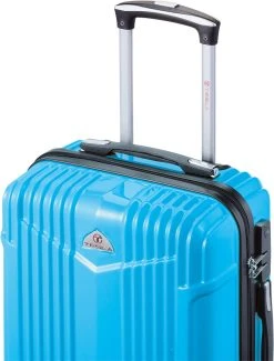 Tesla PC - Handbagage Koffer - 55x35x20 Cm - 4 Wielen - Licht Blauw -Bagage En Reistassen 913x1200 1