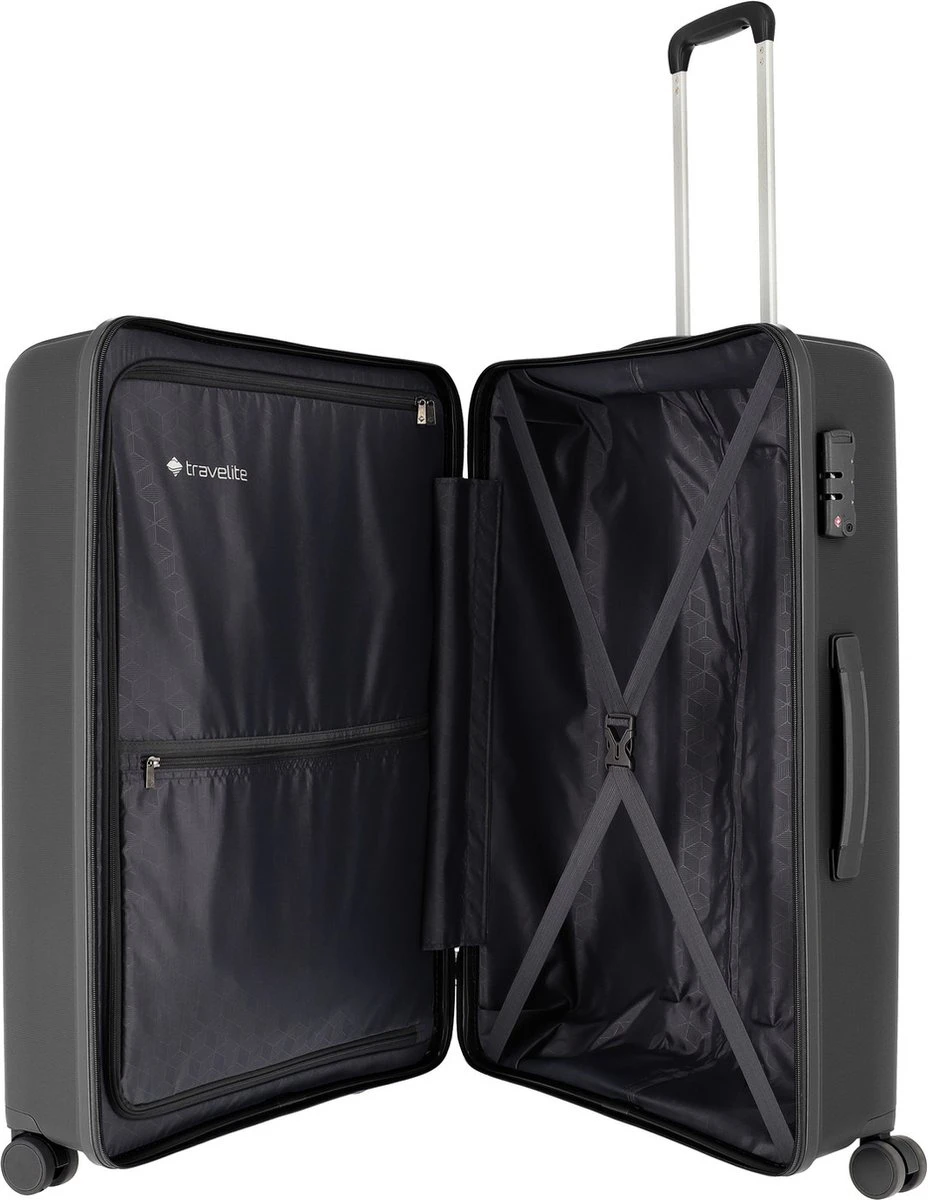 Travelite Vaka Spinner Koffer 75 Cm Black 4 Travelite Vaka Spinner Koffer 75 Cm Black - Afbeelding 4