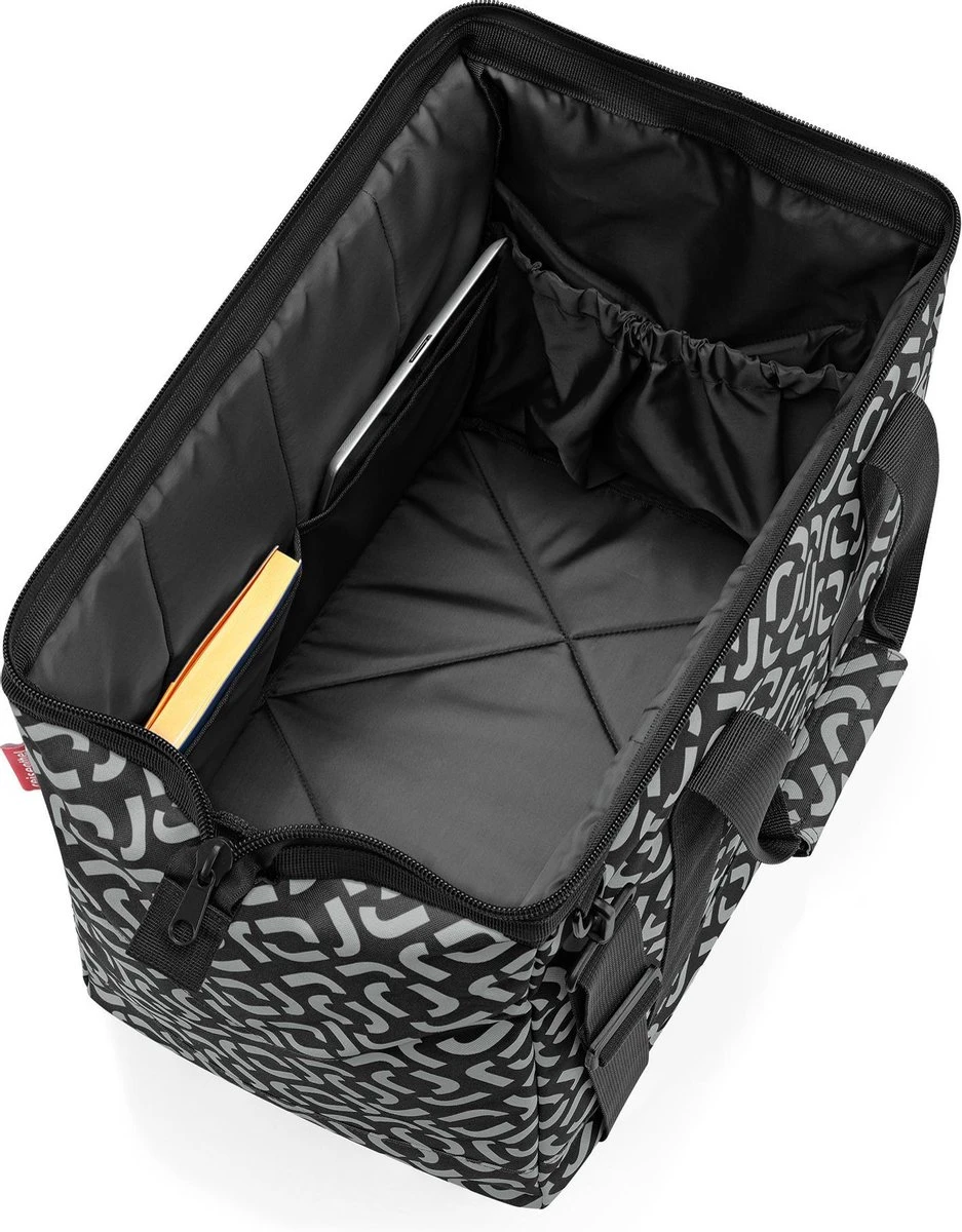 Reisenthel Allrounder L Reistas Sporttas - 30L - Signature Black Zwart 3 Reisenthel Allrounder L Reistas Sporttas - 30L - Signature Black Zwart - Afbeelding 3