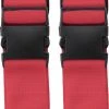 Merkloos 2x Stuks Cadebo Kofferriemen 180cm - Verstelbaar - Geschikt Voor Iedere Koffer - Rood - Gratis Verzonden