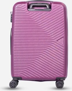 ©TROLLEYZ - Ibiza No.3 - Reiskoffer 69cm Met TSA Slot - Dubbele Wielen - 360° Spinners - 100% ABS - Reiskoffer In Dazzling Purple -Bagage En Reistassen 943x1200