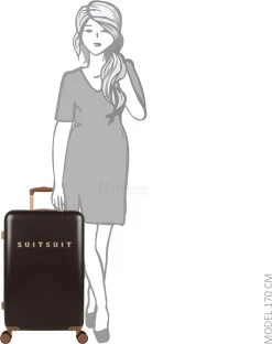 SUITSUIT - Fab Seventies Classic - Espresso Black - Reiskoffer (66 Cm) 30 SUITSUIT - Fab Seventies Classic - Espresso Black - Reiskoffer (66 Cm) -Bagage En Reistassen 950x1200