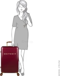 SUITSUIT - Fab Seventies Classic - Biking Red - Reiskoffer (66 Cm) -Bagage En Reistassen 951x1200