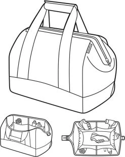 Reisenthel Allrounder L Reistas Sporttas - 30L - Signature Navy Blauw 8 Reisenthel Allrounder L Reistas Sporttas - 30L - Signature Navy Blauw -Bagage En Reistassen 953x1200 2