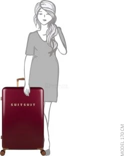 SUITSUIT - Fab Seventies Classic - Biking Red - Reiskoffer (76 Cm) -Bagage En Reistassen 953x1200