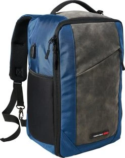 CabinMax Manhatten – Handbagage 20L – Rugzak – Schooltas - 40x20x25 Cm – Compact Reistas – Lichtgewicht – Nettuno Blauw