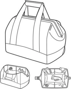 Reisenthel Allrounder M Reistas Sporttas - 18L - Signature Navy Blauw 11 Reisenthel Allrounder M Reistas Sporttas - 18L - Signature Navy Blauw -Bagage En Reistassen 955x1200 8