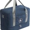 Merkloos Handbagage Reistas – Waterdicht Vak – Vak Voor Schoenen – Vak Voor Overige Spullen – Navy