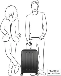 Decent Neon Fix Medium Koffer - 66 Cm - Oranje -Bagage En Reistassen 971x1200 4