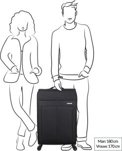 Decent D-Upright Large Koffer - 76 Cm Expandable - TSA Slot - Bordeaux Rood -Bagage En Reistassen 973x1200 10