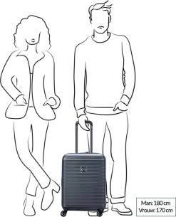 Delsey Handbagage Harde Koffer / Trolley / Reiskoffer - Freestyle - 55 Cm - Grijs 20 Delsey Handbagage Harde Koffer / Trolley / Reiskoffer - Freestyle - 55 Cm - Grijs -Bagage En Reistassen 973x1200 2