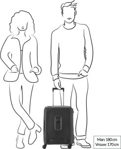 Delsey Moncey Slim Cabin Trolley Case - 55 Cm - Black 36 Delsey Moncey Slim Cabin Trolley Case - 55 Cm - Black -Bagage En Reistassen 974x1200