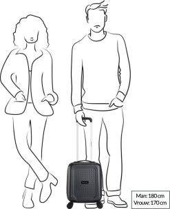 Decent Handbagage Koffer / Trolley / Reiskoffer - 42 Cm - 24 Liter - ABS - Maxi Air - Champagne 32 Decent Handbagage Koffer / Trolley / Reiskoffer - 42 Cm - 24 Liter - ABS - Maxi Air - Champagne -Bagage En Reistassen 975x1200 5