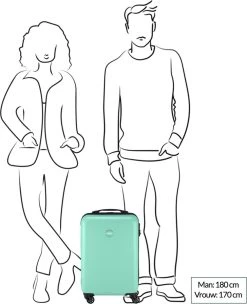 Princess Traveller PT01 - Handbagagekoffer - Peony Pink - S - 55cm -Bagage En Reistassen 975x1200 6