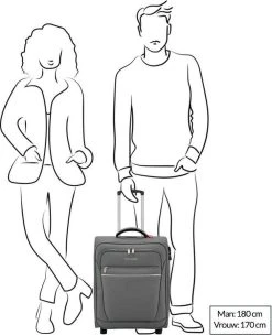 Travelite Cabin 2 Wheel Trolley Black -Bagage En Reistassen 976x1200