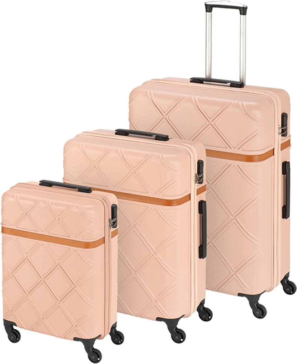 Princess Traveller Whistler - Reiskoffer - Roze - Medium - 66cm 9 Princess Traveller Whistler - Reiskoffer - Roze - Medium - 66cm - Afbeelding 9