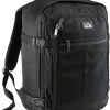 CabinMax Metz Reistas– Handbagage 30L - Rugzak – Backpack - 45x35x20cm – Lichtgewicht - Zwart (MZ 30-BK)