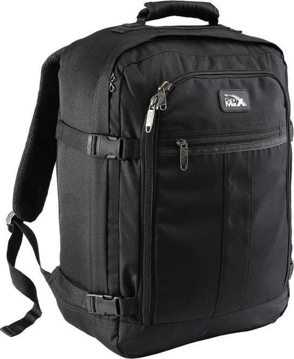 CabinMax Metz Reistas– Handbagage 30L - Rugzak – Backpack - 45x35x20cm – Lichtgewicht - Zwart (MZ 30-BK) 1 CabinMax Metz Reistas– Handbagage 30L - Rugzak – Backpack - 45x35x20cm – Lichtgewicht - Zwart (MZ 30-BK)