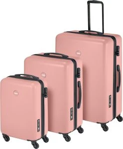 Princess Traveller PT01 - Handbagagekoffer - Peony Pink - S - 55cm -Bagage En Reistassen 989x1200 2