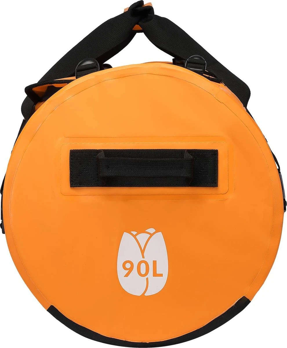 The Friendly Dutch Waterdichte Zeiltas: Oranje Waterdichte Reistassen 90 Liter Voor Zowel Heren Als Dames - Outdoor Waterproof Duffelbag, Zeiltas 90L Met Rugzakfunctie (weekendtas) 2 The Friendly Dutch Waterdichte Zeiltas: Oranje Waterdichte Reistassen 90 Liter Voor Zowel Heren Als Dames - Outdoor Waterproof Duffelbag, Zeiltas 90L Met Rugzakfunctie (weekendtas) - Afbeelding 2