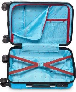 Tesla PC - Handbagage Koffer - 55x35x20 Cm - 4 Wielen - Licht Blauw -Bagage En Reistassen 991x1200 1